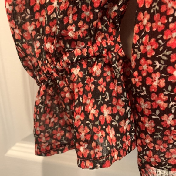 Loft Fall Floral Blouse - Picture 6 of 7